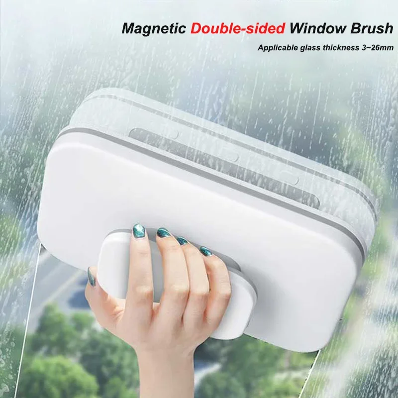 

Magnetic Window Double Sided Cleaning Brush Glass Wiper Wash 3~26mm Outside Windows Washing Brush Home Cleaning Tools