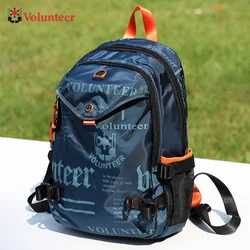 Volunteer Backpacks for Men 2023 New Fashionable Versatile Hiking Travel Casual Hight Quality Waterproof  Oxford Bags 1518-24A