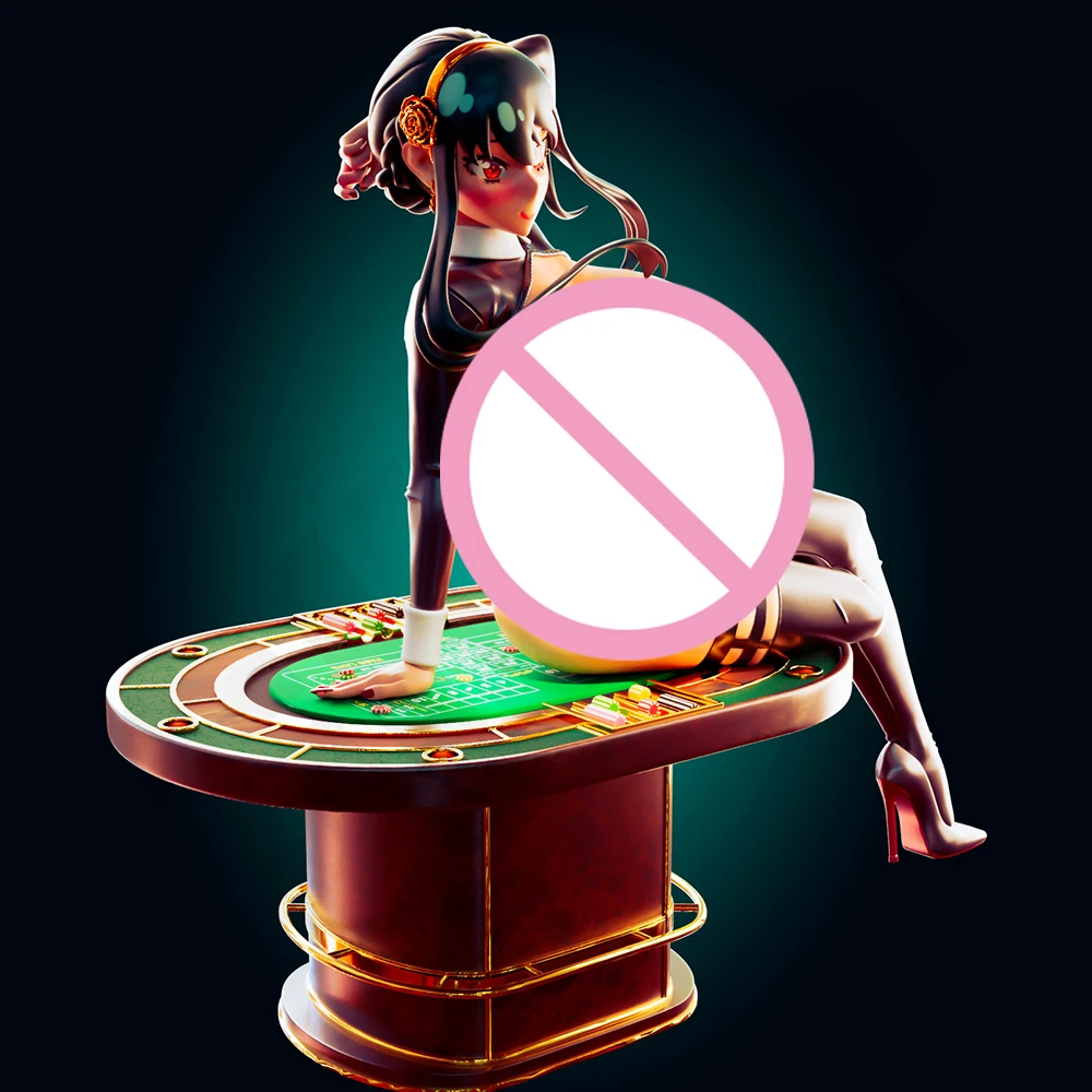 1:24 Oficer Rhu Sexy Girl Forger NSFW Zestaw do Druku 3D z Żywicy Zabawka Gk Niepomalowana Figurka DIY Niezmontowana Statuetka Figurki Model Zabawki