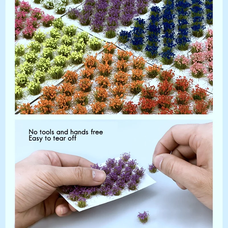 مجموعات بناء نموذج تصنعه بنفسك للزينة ، العشب الاصطناعي ، بتلة الزهور ، حديقة الحديقة ، المناظر الطبيعية الصغيرة ، لعبة رمل ، الملحقات