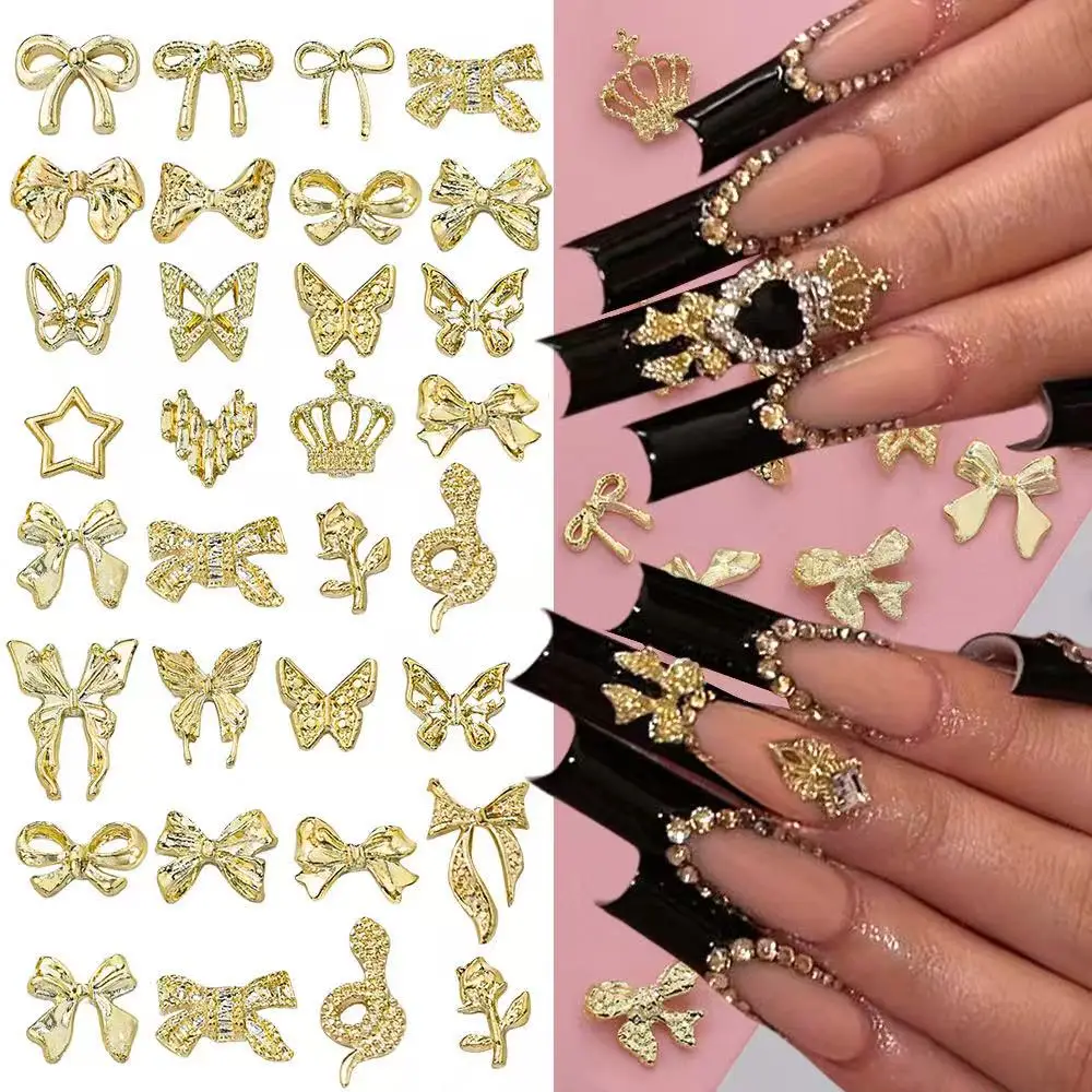 50PCS nail alloy jewelry randomly mixed