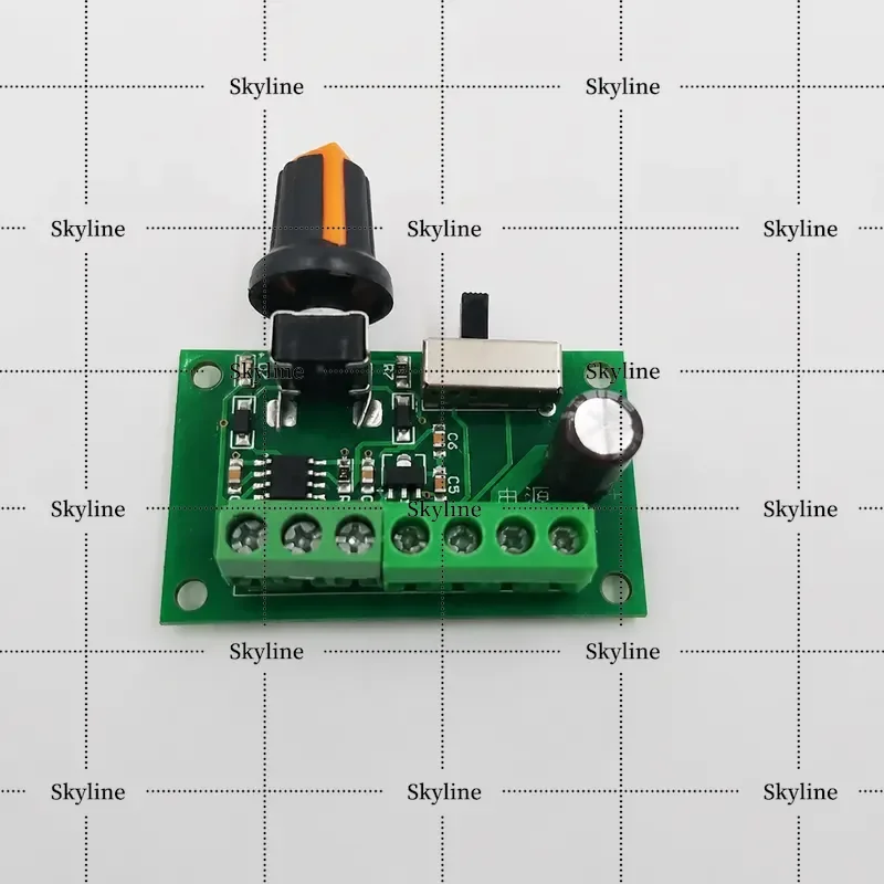 6-24V DC Brushless Motor Speed Controller PWM Fan Governor Forward Reverse Rotation Braking Function