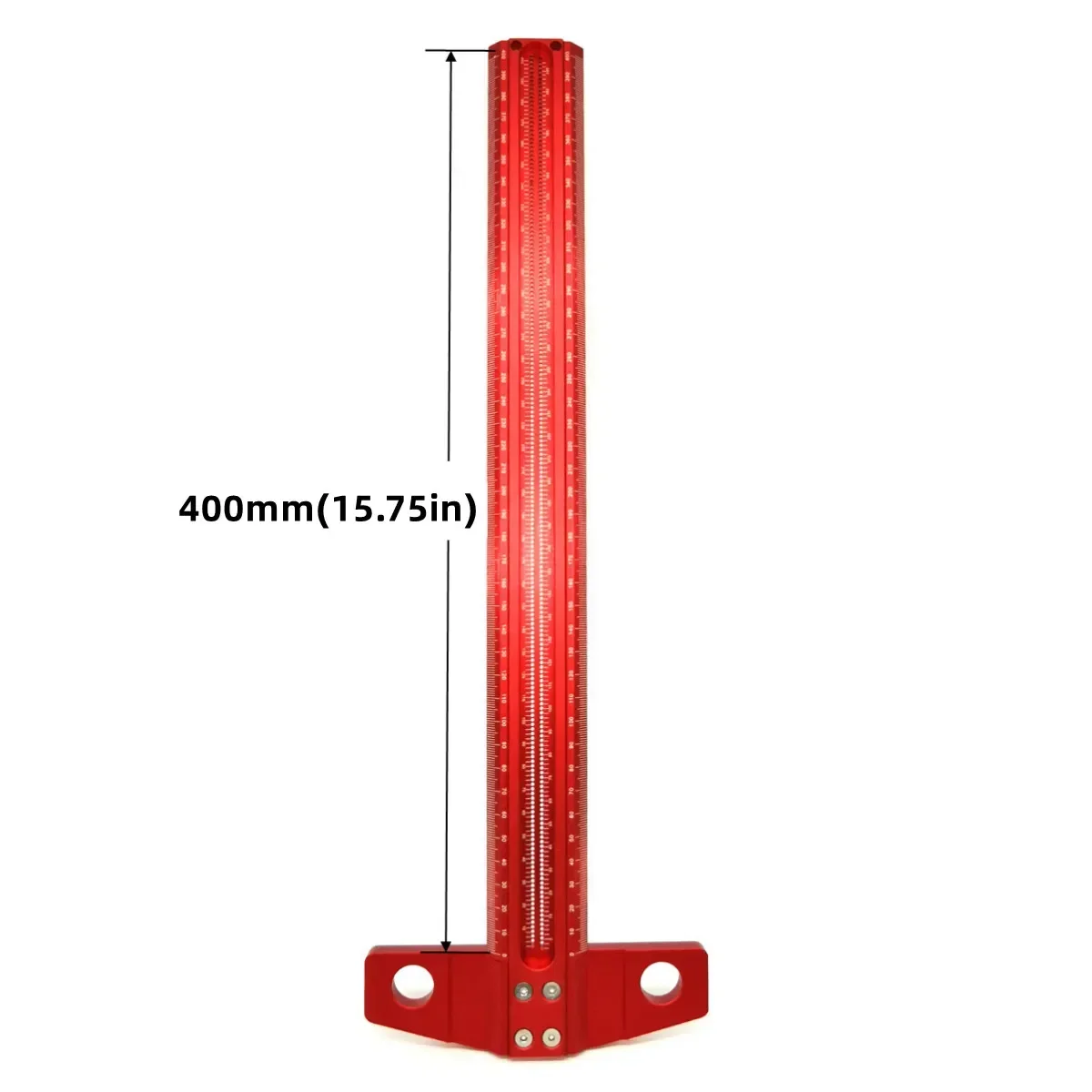 Multifunctional ruler cross hole marking Woodworking marking T-shaped ruler 90 degree line planning tool hole ruler