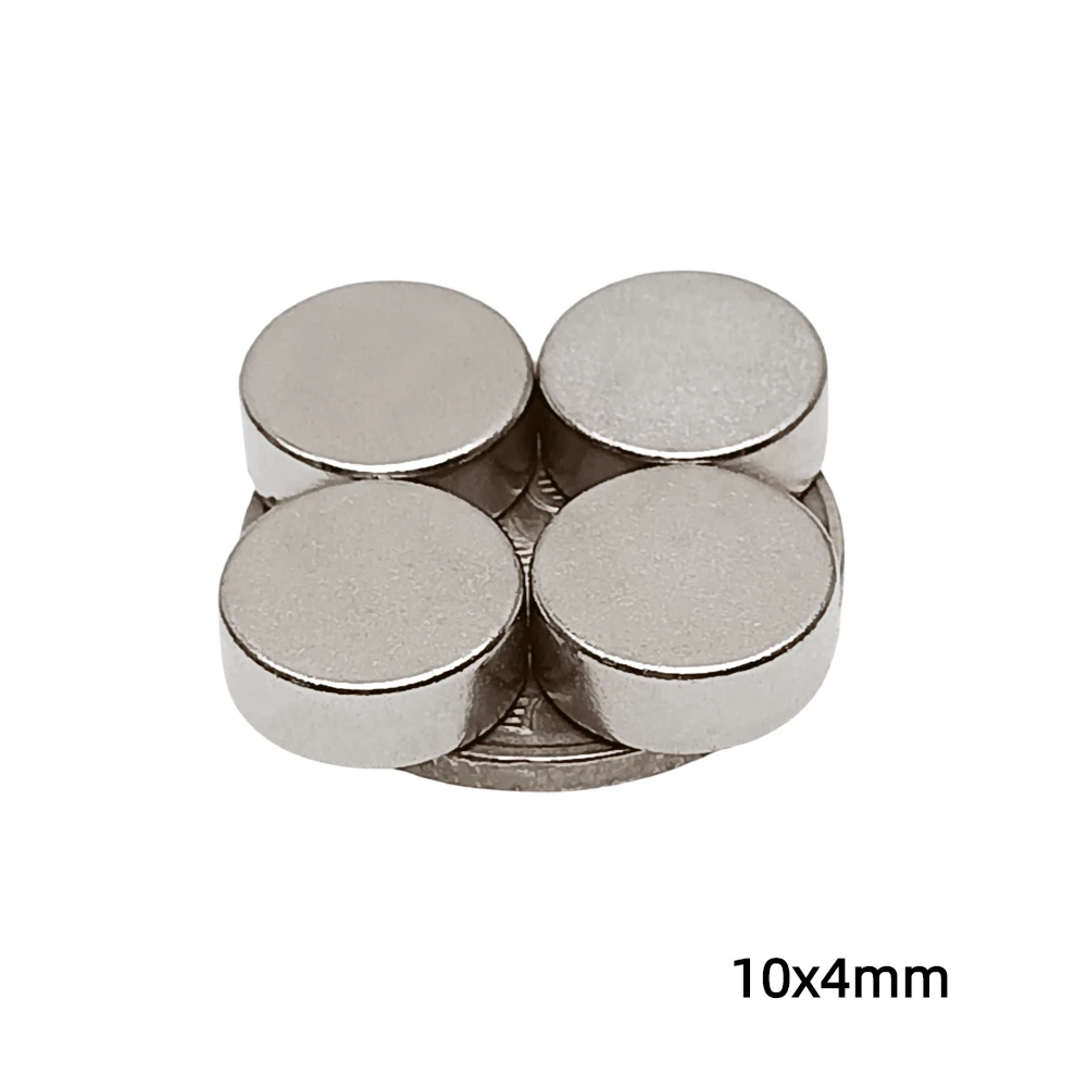 10~200pcs 10x4 Mm Disc Strong Neodymium Magnet 10mm X 4mm Powerful Magnetic Magnets 10x4mm Small Round Permanent Magnet 10*4 Mm