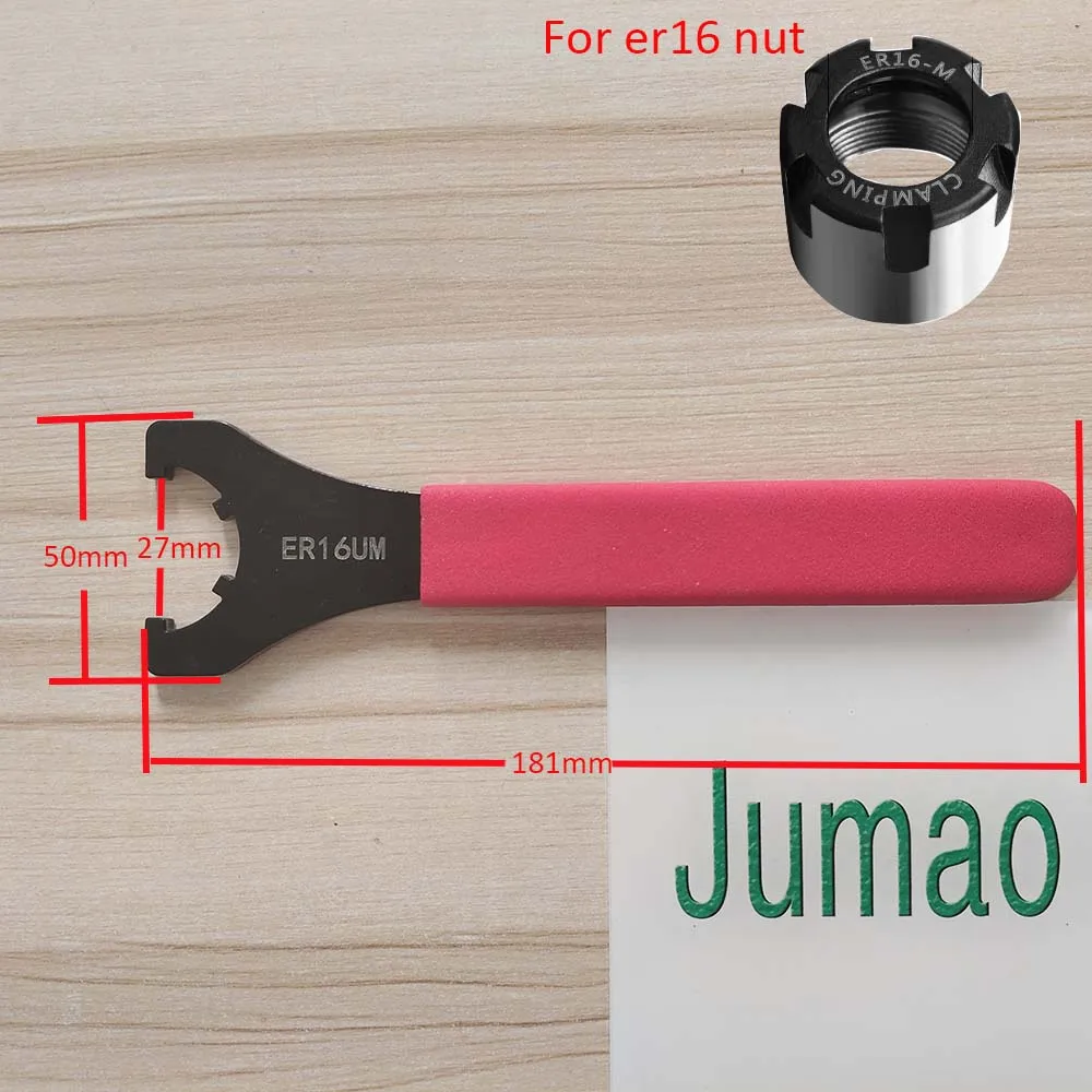 ER Collet Wrench, UM Type Spindle Wrench for CNC Engraving Machine, Hardened Tool Holder Nut Wrench Set ER16 ER20 ER25 ER32 ER40