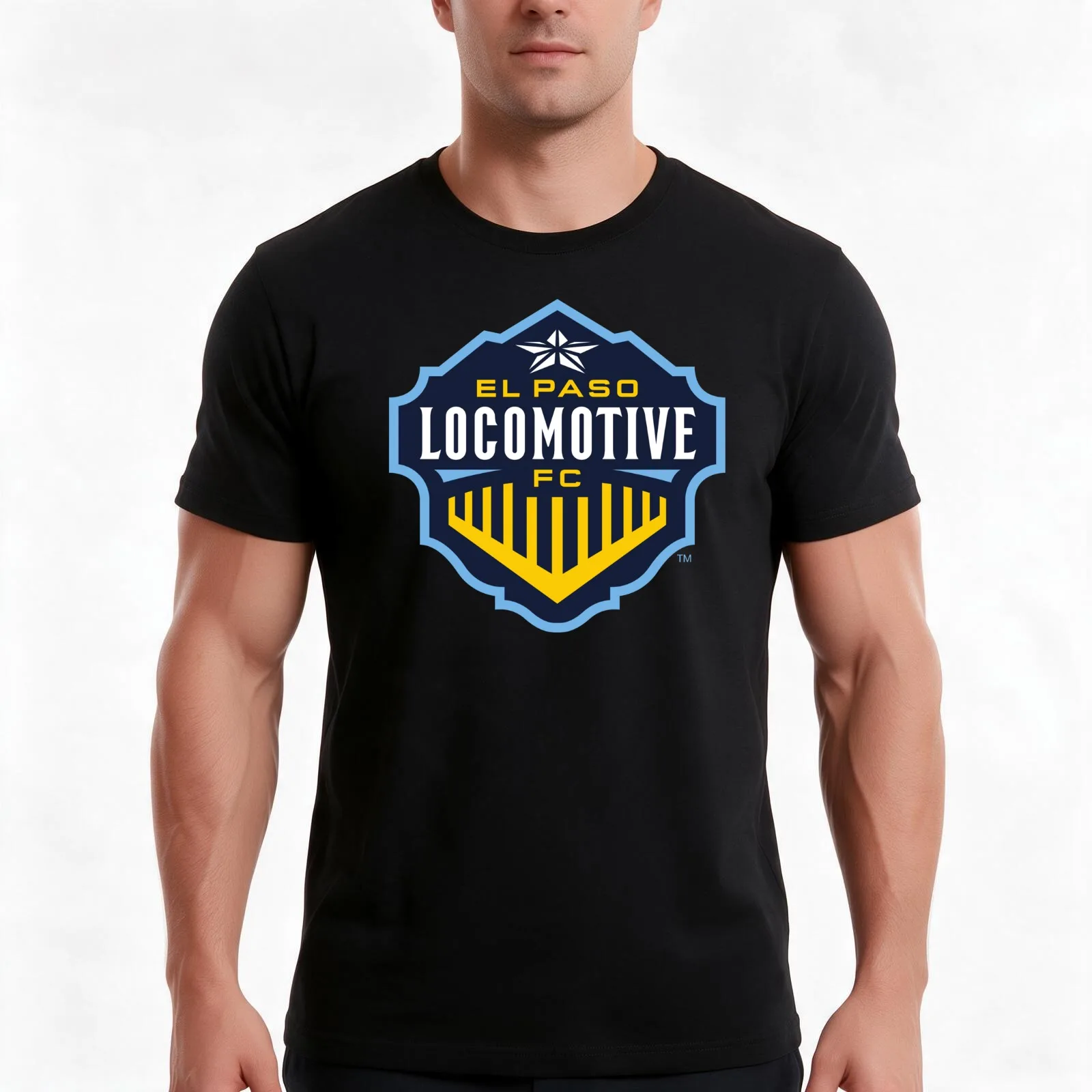 El Paso Locomotive T-Shirt Summer Casual Cotton Tee Oversized Streetwear Tops Vintage Graphic Print Loose Fit Short Sleeve