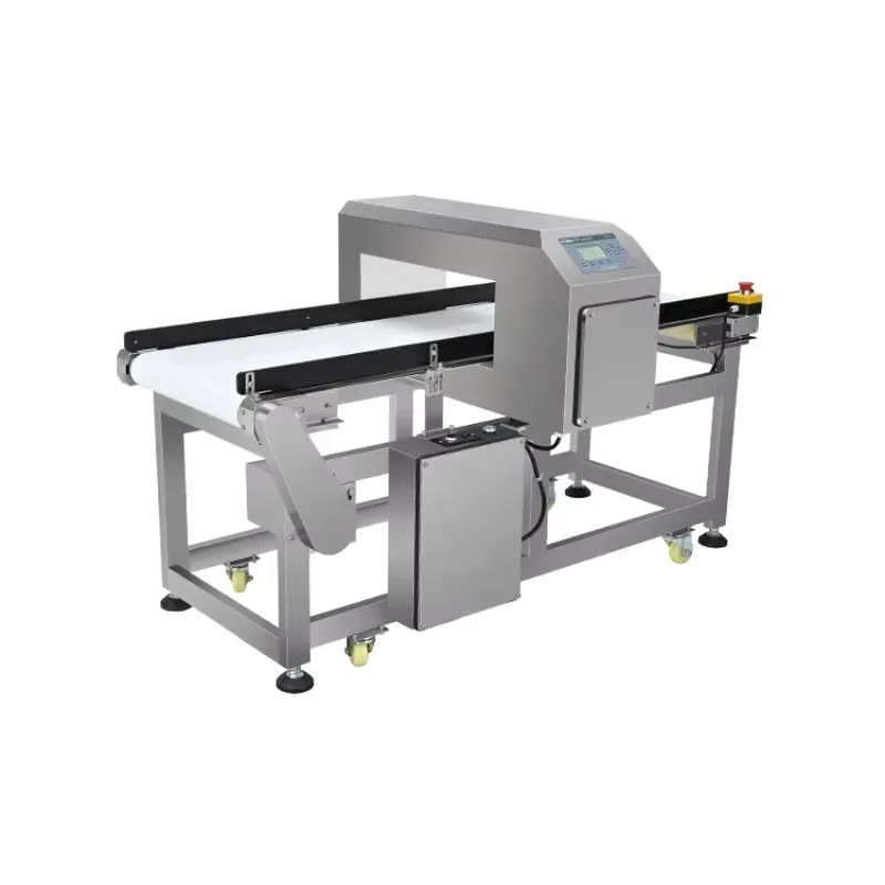 Customize Conveyor Belt Food Metal Detector Industrial High Precision Detector Machine For Pasta Pork Mutton Food Inspection