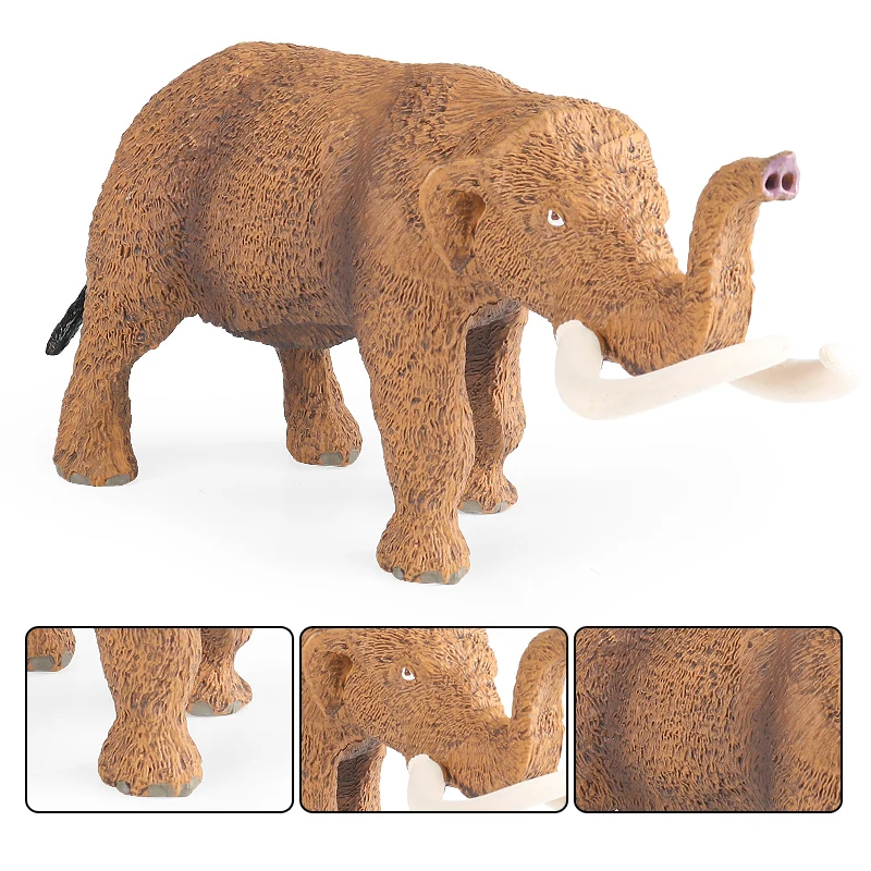 Oenux Afrikanische Wilde Tiere Elefanten Modell Simulation Große Mammut Action-figuren Figur PVC Pädagogisches Spielzeug Für Kinder Geschenk – Detail 14
