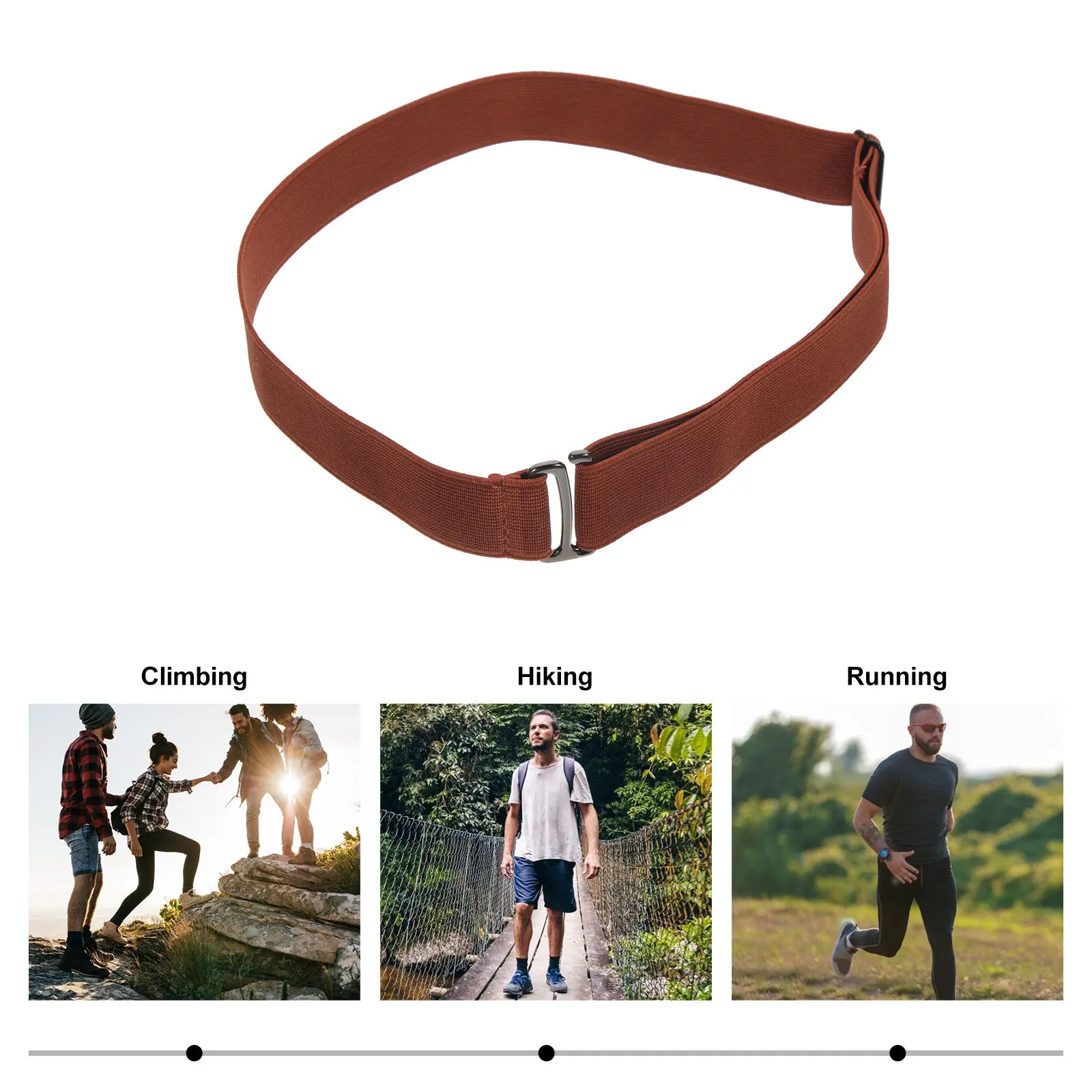 

Belt Waist Strap Jeans Pants Buckle Lightweight Comfortable Everyday Activities Hiking Climbing