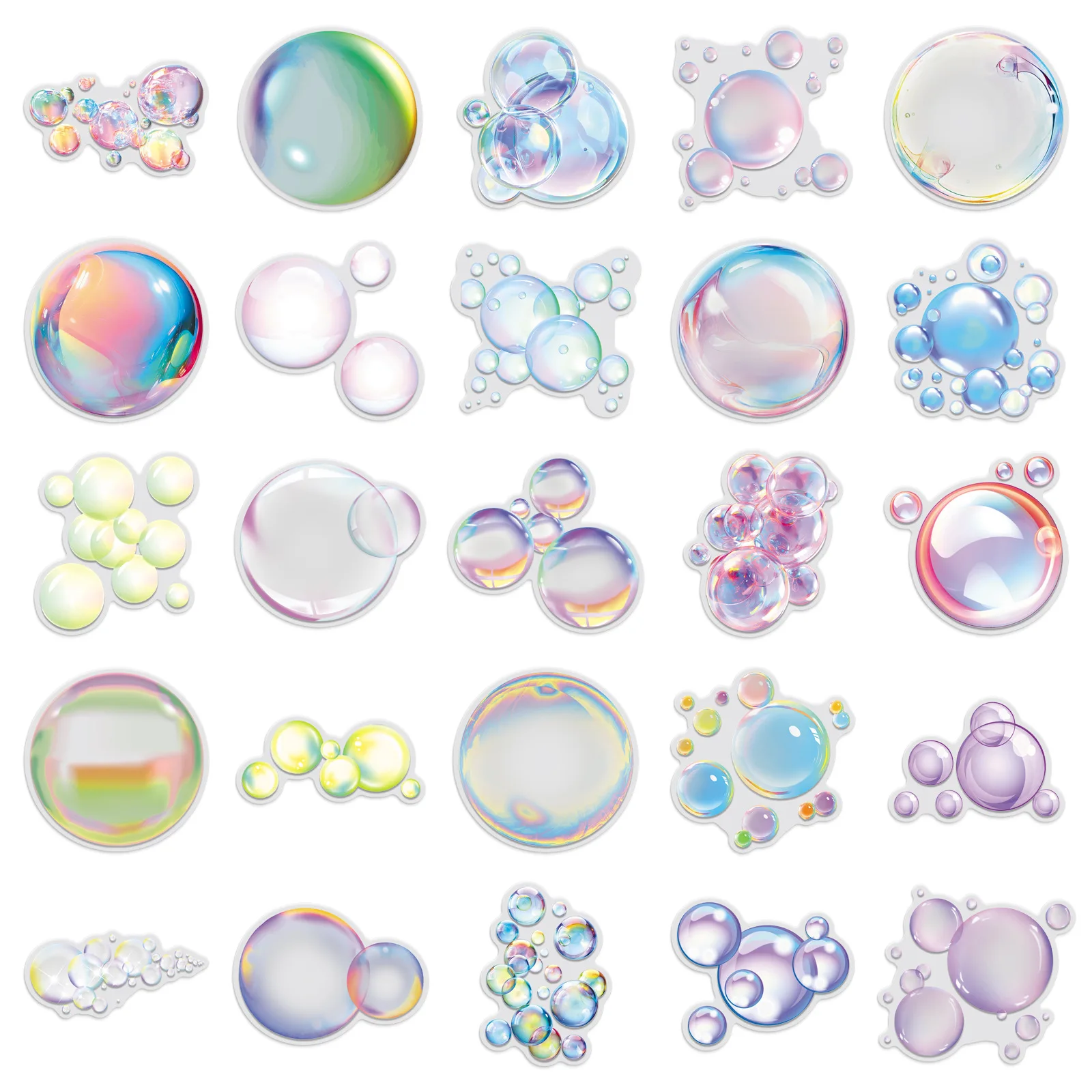 50 قطعة ملصق كرتوني شفاف مضحك فقاعات جرافيتي ديكور ألعاب ذاتية الصنع ثلاجة كمبيوتر محمول جيتار سيارة دراجة لوح التزلج الشارات #5