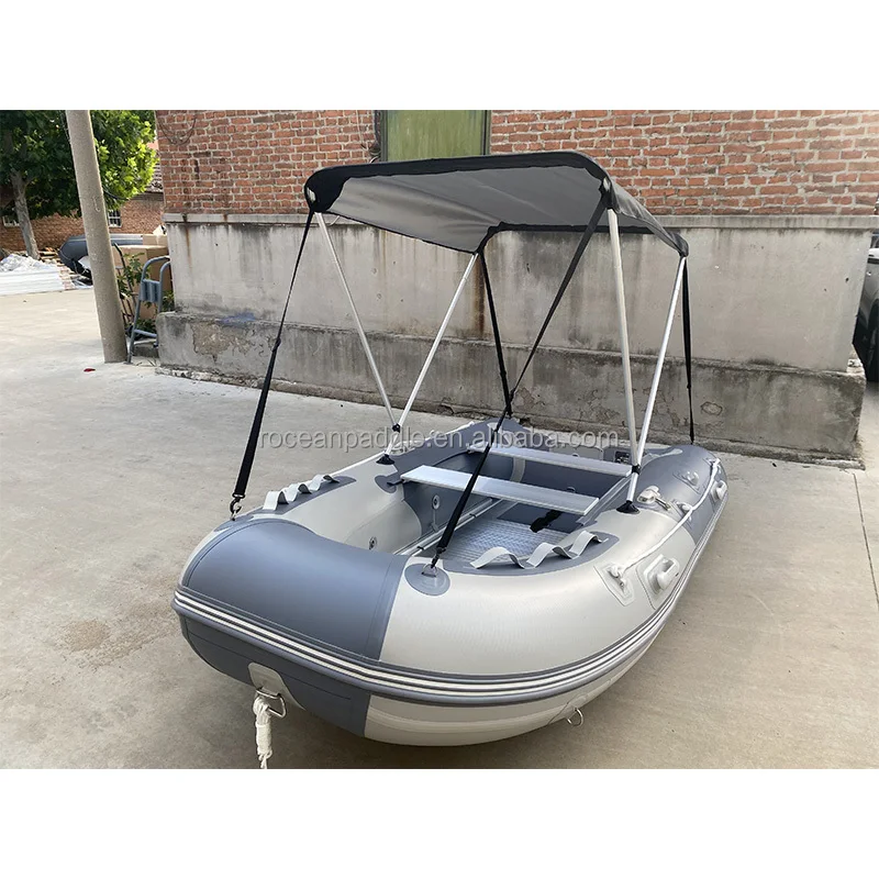 

Zodiac Inflatable Boat SFB 330 360 380 Folding Rescue Rubber Boat Dinghy With Tent For Fishing For Sale