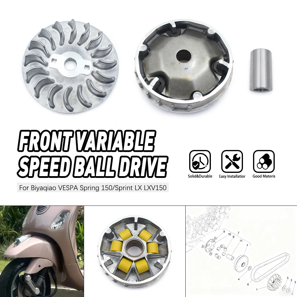 

Motorcycle Accesories ‌High-Quality Front Variator Roller Bearing For Vespa 150 Primavera Sprint LX LXV