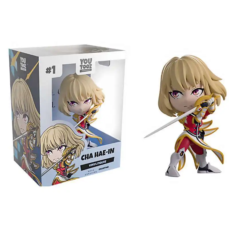 

In Stock Youtooz Official Solo Leveling Cha Hae-In Igris Sung Jin-Woo Action Figure Collectible Model Toy for Fans