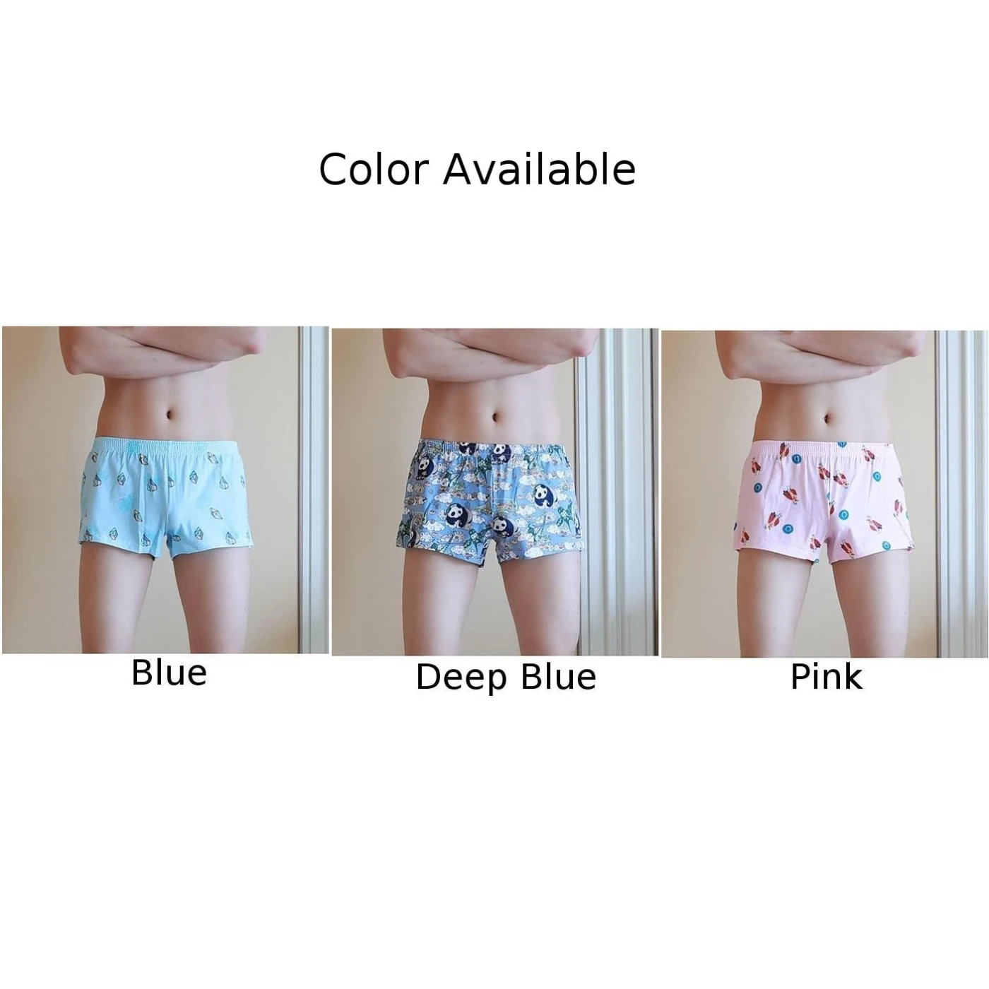 Comfortable Briefs Mens Soft Printed Underwearmale Casual Cotton Shorts Loose Fit Aro Pants Man Seamless Panties