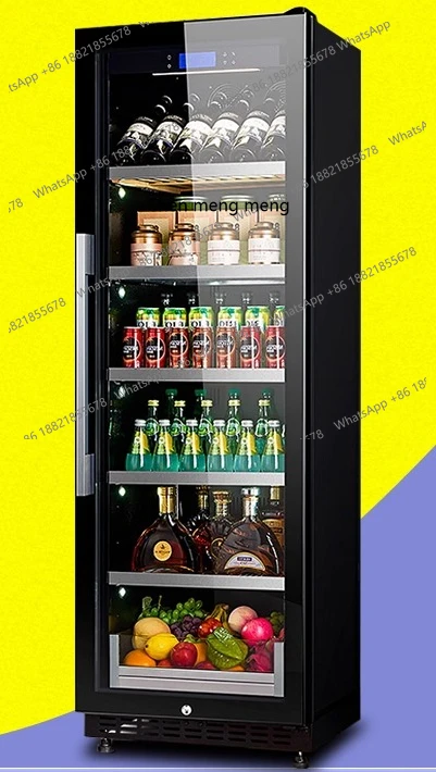

red constant temperature wine cabinet office household ice bar refrigerator beverage tea refrigerated fresh-keeping cabinet