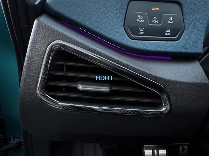 Car Styling Interior Sticker For Volkswagen ID.3 VW ID 3 ID3 2021 + Front Air Outlet Rear USB Water Cup Gear Shift Frame Trim view 3