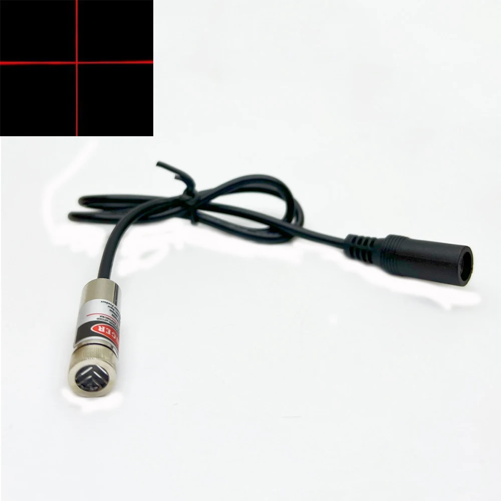 1pcs Focusable 650nm 5mW 10*30mm DOT/Line/Cross  Red Laser Module 10mm LED LD Module