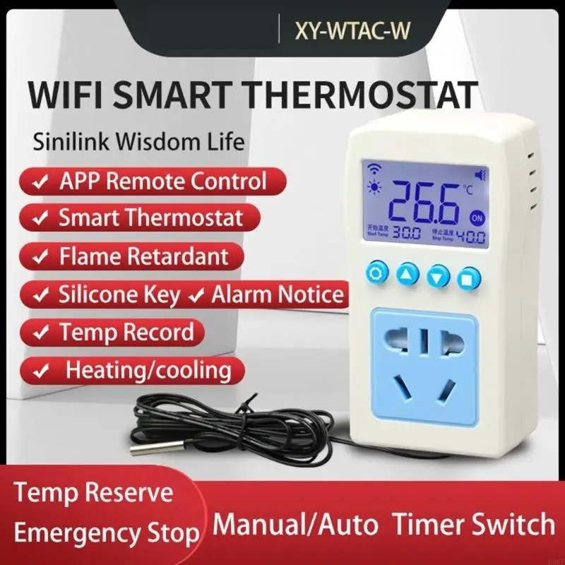 

B0KF Wi -Fi Thermostat, электрический напольный нагревательные температуры водного котла Дистанционное управление