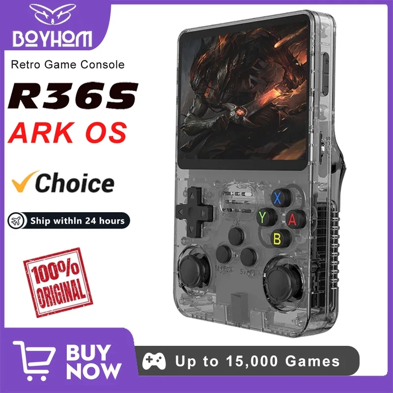 r36s-レトロハンドヘルドゲーム機-linuxシステム-35インチipsポータブルポケットプレーヤー-64gb-ビデオゲーム-子供向けギフト