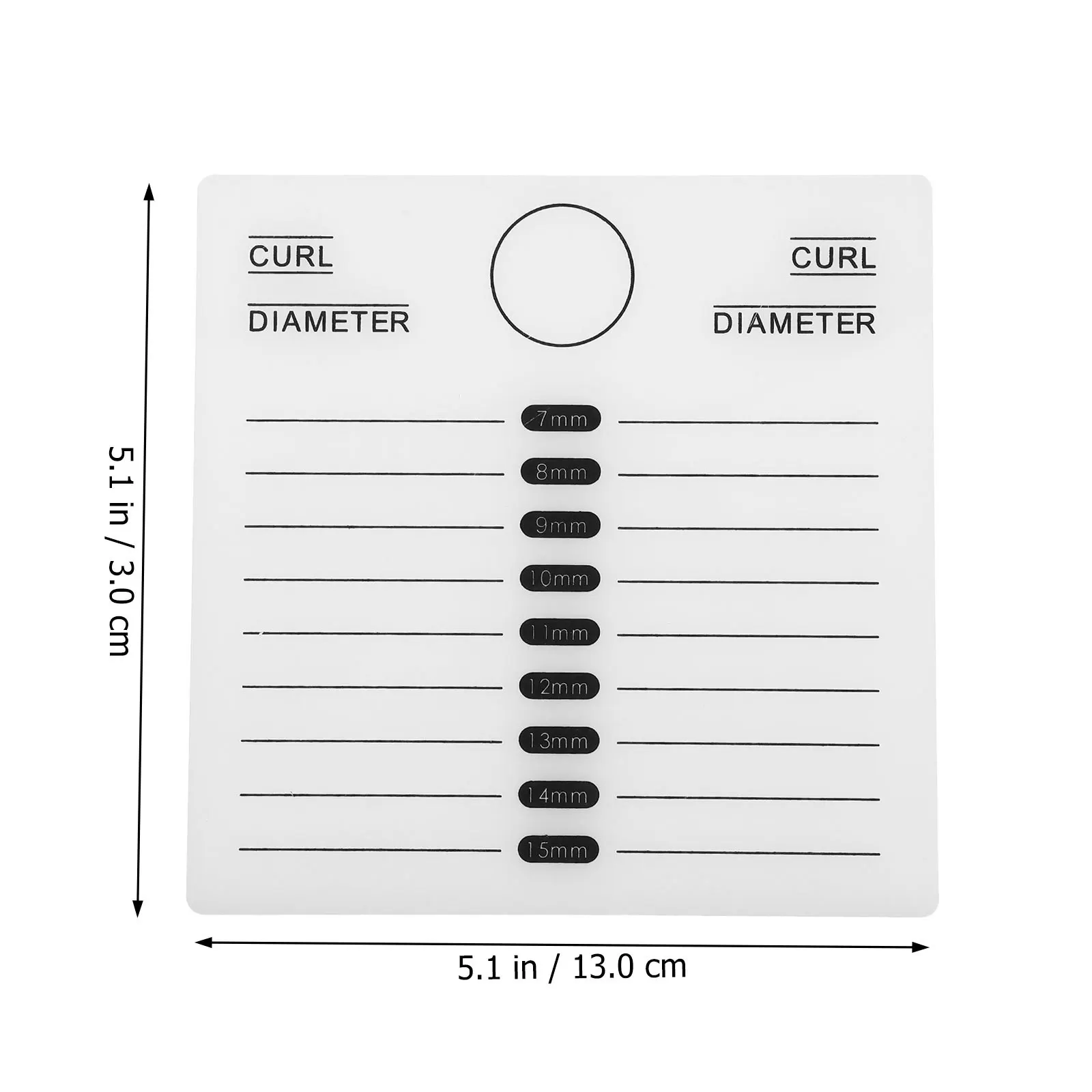 

1pc Eyelash Gasket Compact Design Smooth Surface Glue Saving Lash Extension Tool Beauty Salon Supplies Eyelash Board