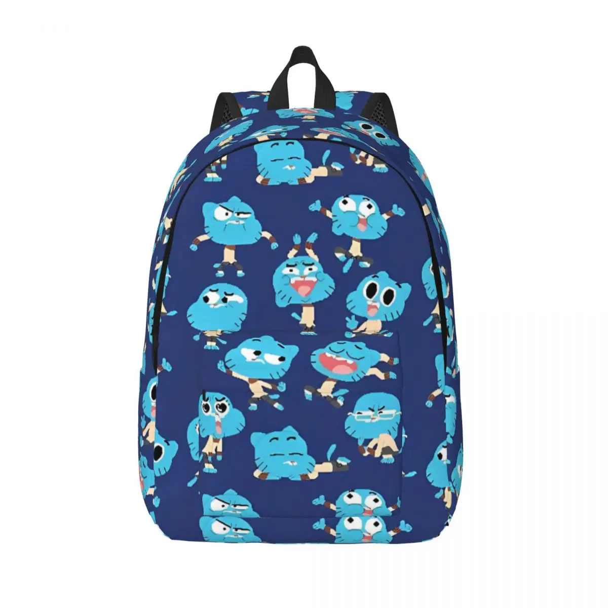 Gumball Pixel Art Pattern Backpack for Men Women Student Hiking Daypack Comedy Amazing World Of Gumball Laptop Canvas Bags