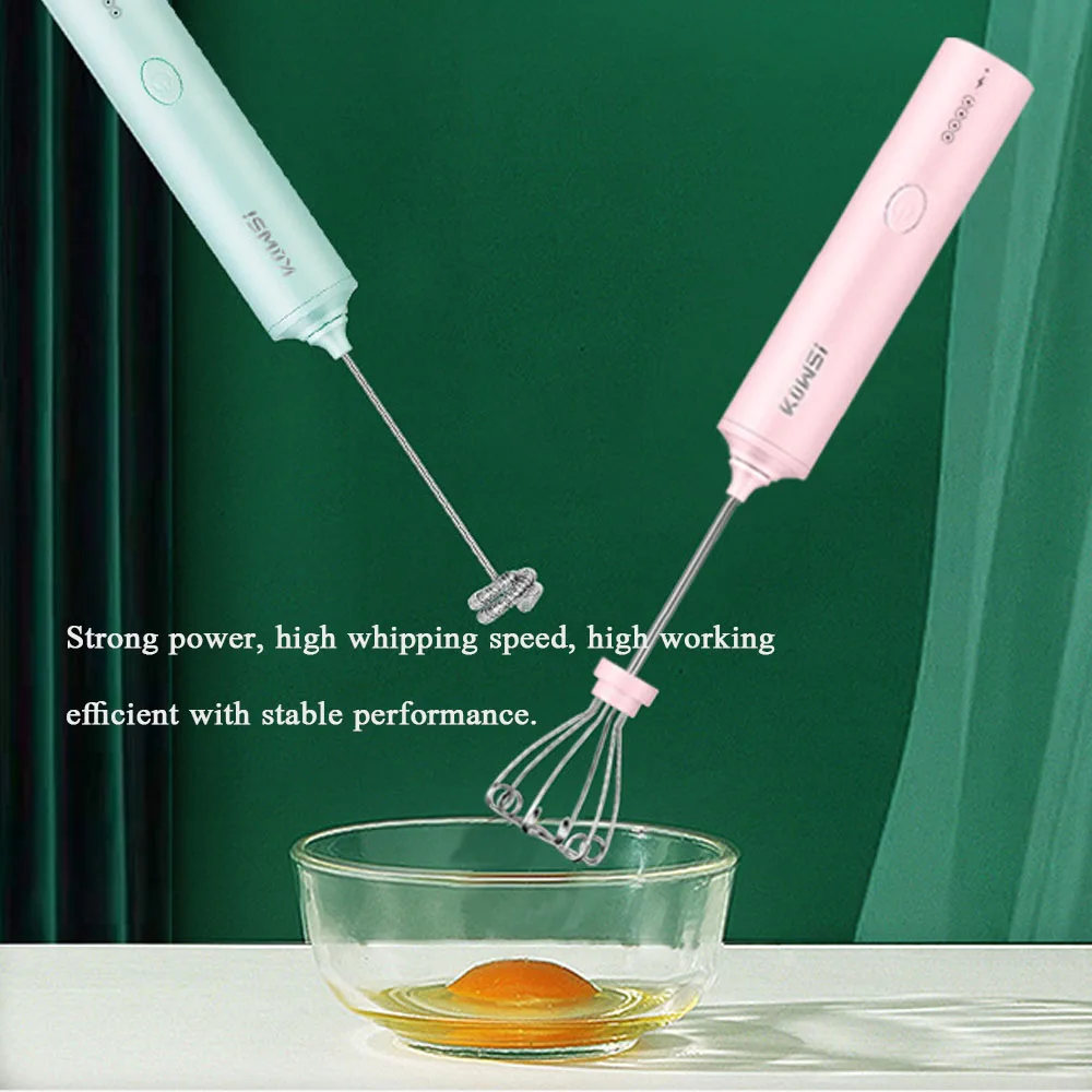 Schnurloser elektrischer Lebensmittelmixer für den Haushalt, 4 Geschwindigkeiten, verstellbarer Teig, Handmixer, Eierrührer, Multifunktionsmixer