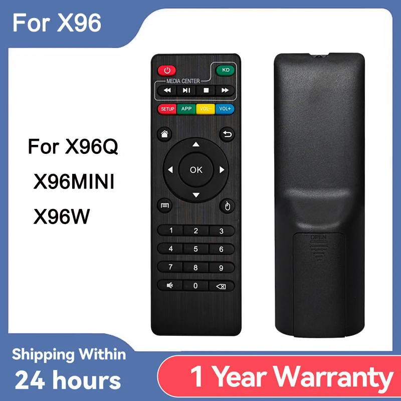 جهاز تحكم عن بعد بديل عالمي لـ X96 X96mini X96W Android TV Box IR Controller لـ Set Top Box X96Q مع وظيفة KD