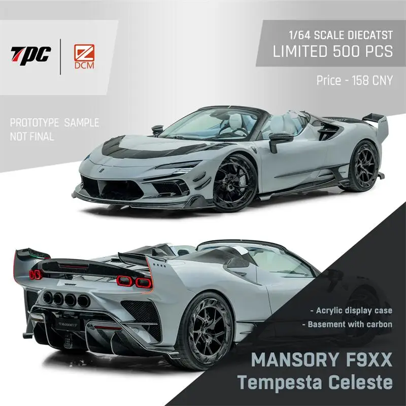 **Pre-order** DCM x TPC 1:64 Mansory SF90 F9XX Stradale / Spider limited500 Diecast Model Car