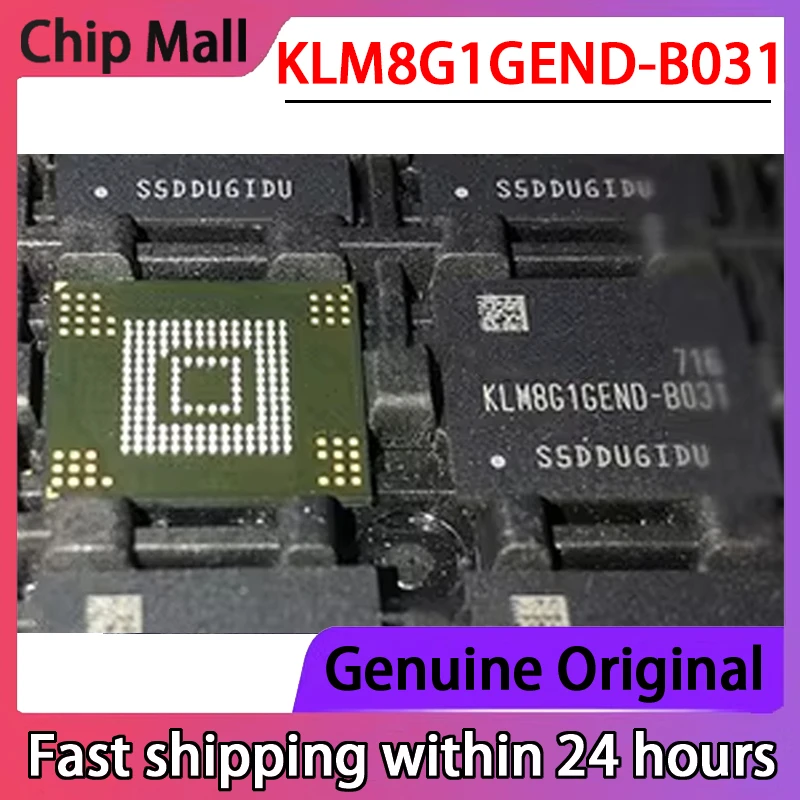 

2 шт. KLM8G1GEND-B031 KLM8G1GEND новый 8 ГБ 5,0 версия чип памяти EMMC оригинальный на складе