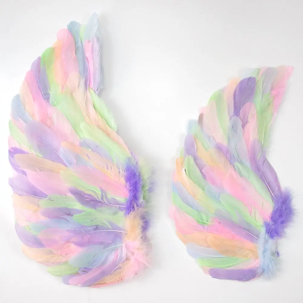 

ColorAngel Feather Wings Carnival Party Decoration Prop Scene Decoration Children Adult Fashion ShowPerformance Christmas Tree