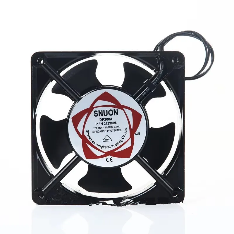 Original 12038 220V DP200A 2123XBL 2PIN Smoking And Heat Dissipation Cooling Fan 0.14A