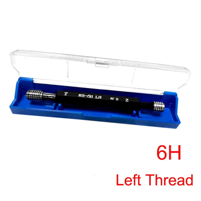 

1PCS Steel Mer-cury Gage Left Hand Thread Plug Gauge M2 M3 M4 M5 M6 M8 M10 M12 M14 - M60 Thread Distance 2