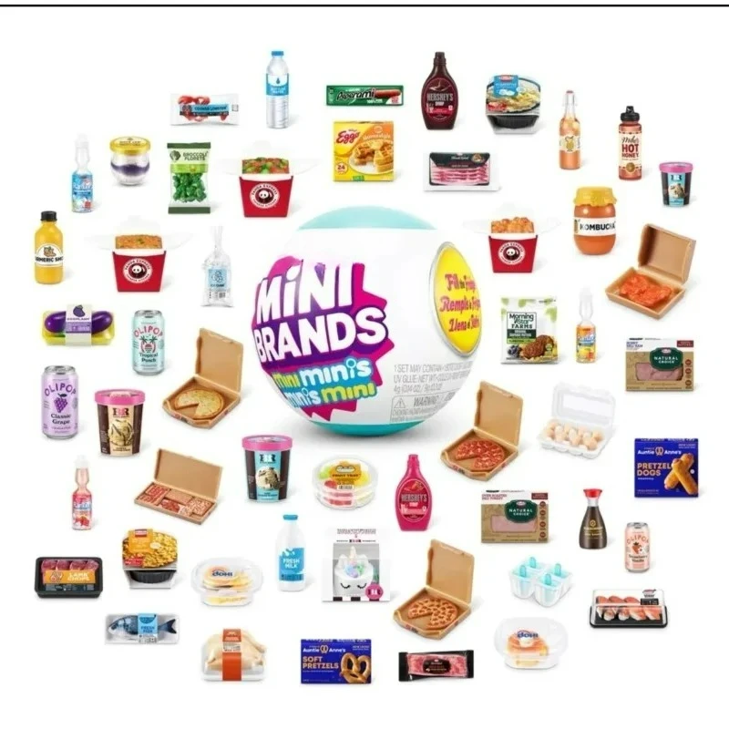 

Мини-бренды, капсульные игрушки, шар-сюрприз, мини-серия Minis, слепая коробка, мини-фигурки, аксессуары, коллекционные игрушки
