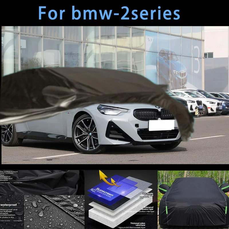 

For bmw-2series Outdoor Protection Full Car Covers Snow Cover Sunshade Waterproof Dustproof Exterior Car accessories