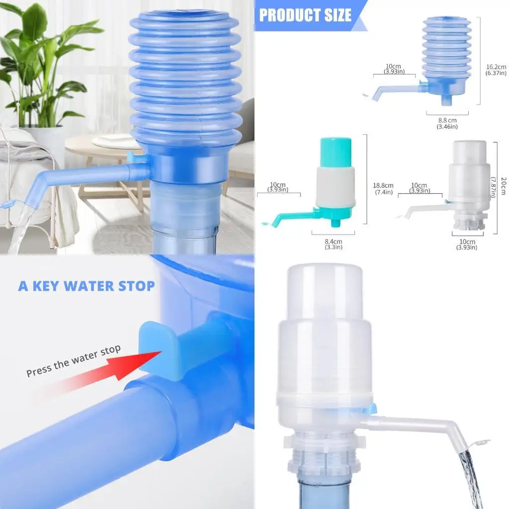 

E8BD Manual Water Press for Bottles with Adjustable Tube Length Water Dispenser