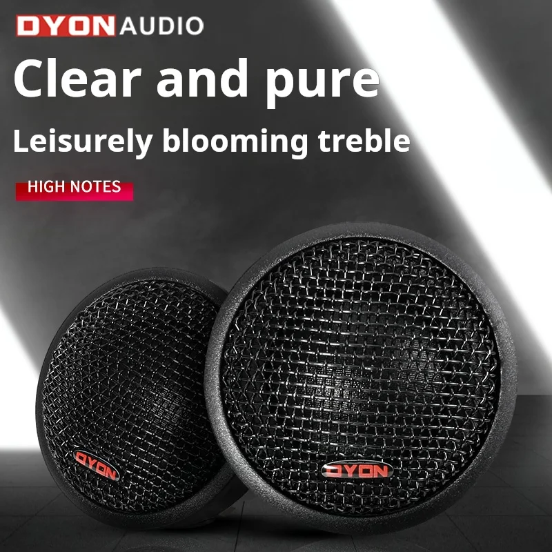 New DYDNAUDIO Car Tweeter Speakers Film 25mm Voice Coil Max Power 120W Output Power High Resolution Sound Quality Car Audio