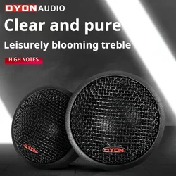 New DYDNAUDIO Car Tweeter Speakers Film 25mm Voice Coil Max Power 120W Output Power High Resolution Sound Quality Car Audio