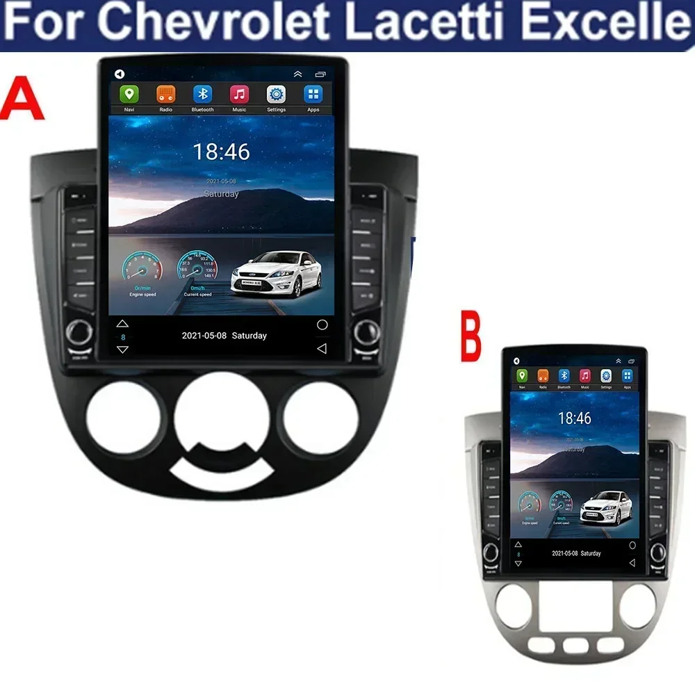 Autoradio Android 13 pour Chevrolet Lacetti J200 BUICK Excelle, lecteur vidéo à limitation Hrv, GPS, stéréo, Carplay, DSP, style de placements