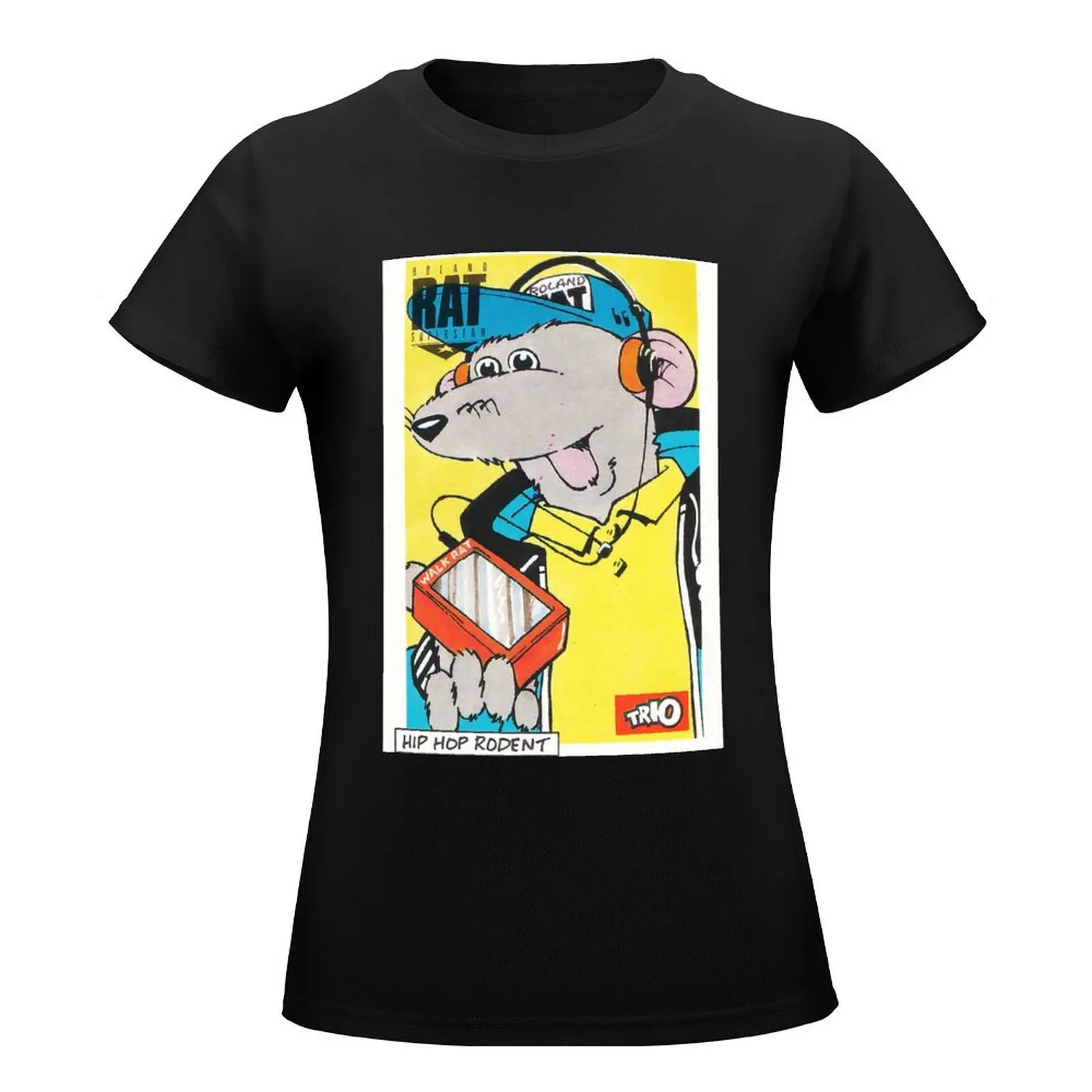 Roland Rat Superstar T-Shirt Aesthetic clothing graphics workout t shirts for Women