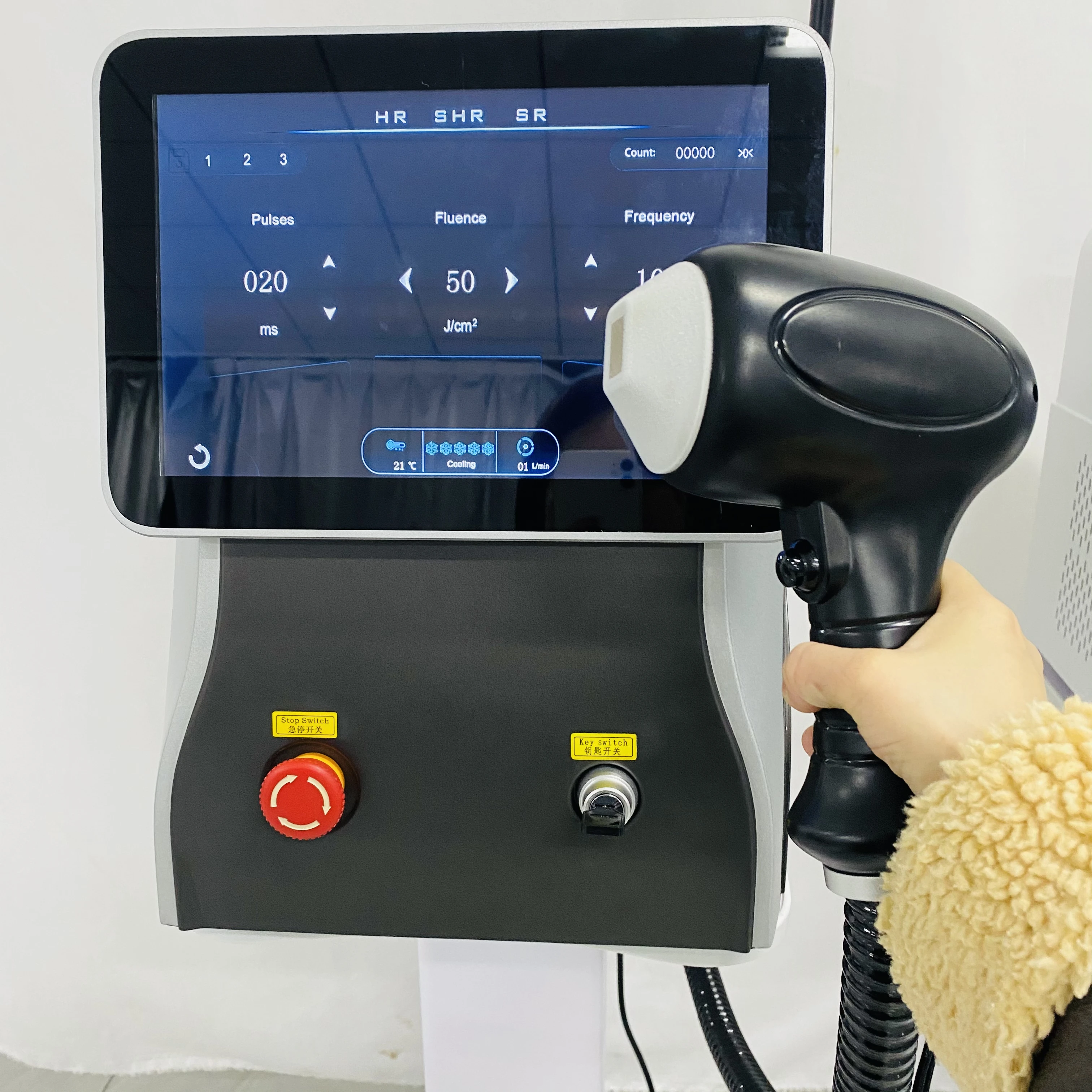 

Diode Laser Hair Removal Professional Machine TitaniumNewest Ice Platinum Titanium 4000W epilator for wome Salon Price