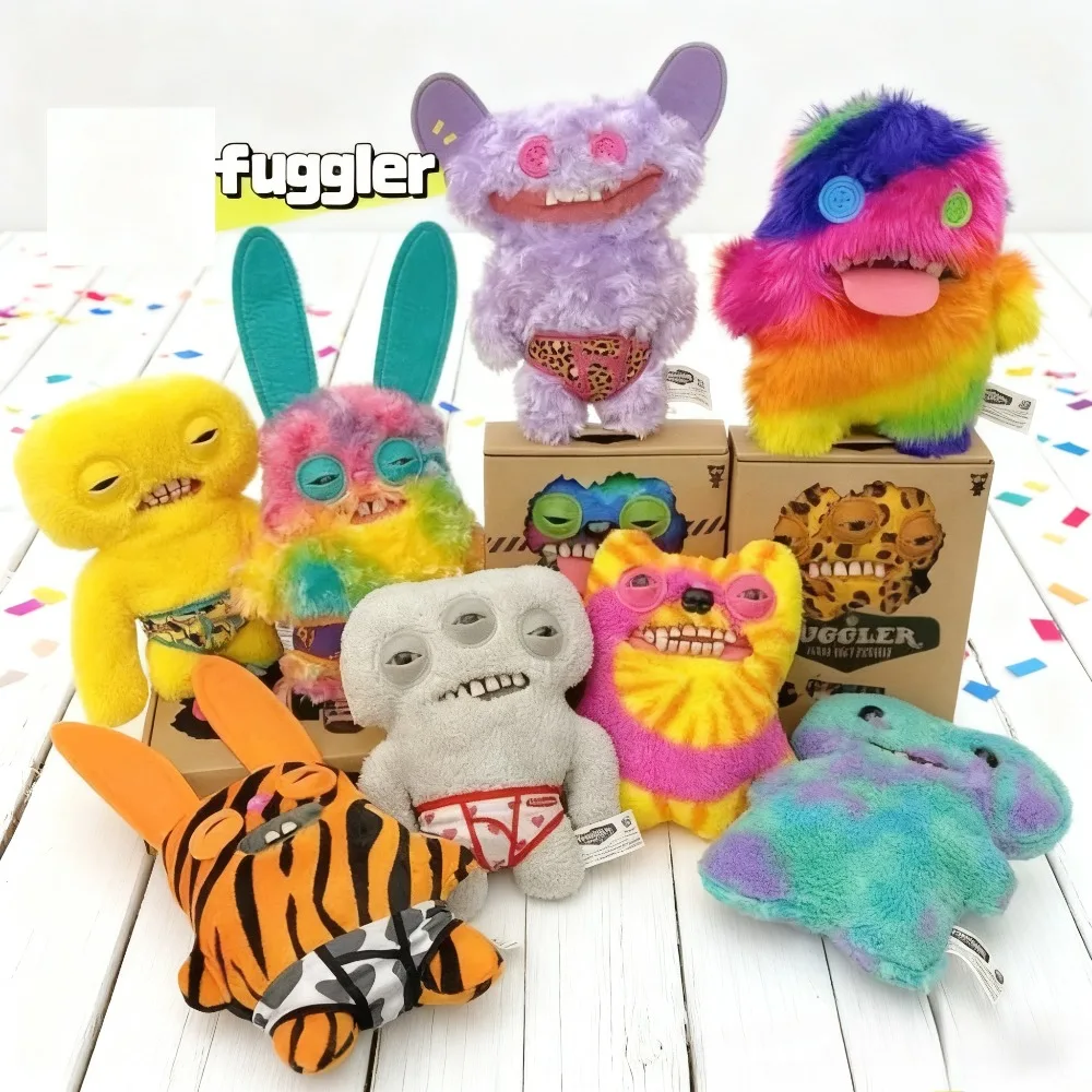 

Kawaii Fuggler аниме куклы забавные уродливые зубы монстр слепая коробка фигурка Рождественский праздничный подарок коллекция для детей