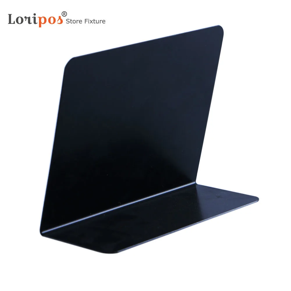 10pcs/lot L Black Price Tag Holder Display Label Stand Store Mini Chalk Menu Board Blackboard Liquid Sign Holder | Loripos