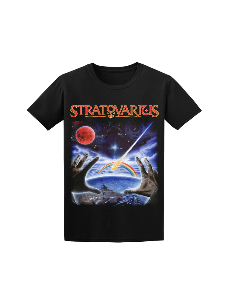 

Мужская футболка New Stratovarius Heavy Metal Ro American ort Sve из чистого хлопка, дышащая, удобная посадка