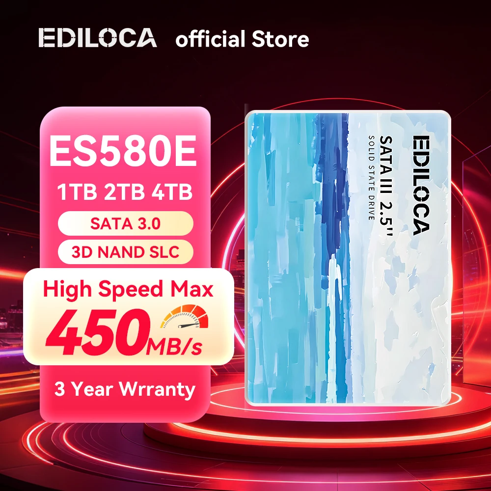【¥30,773】Ediloca ES580E SSD 4TB 2.5インチ SATA-アリエク特価アラート