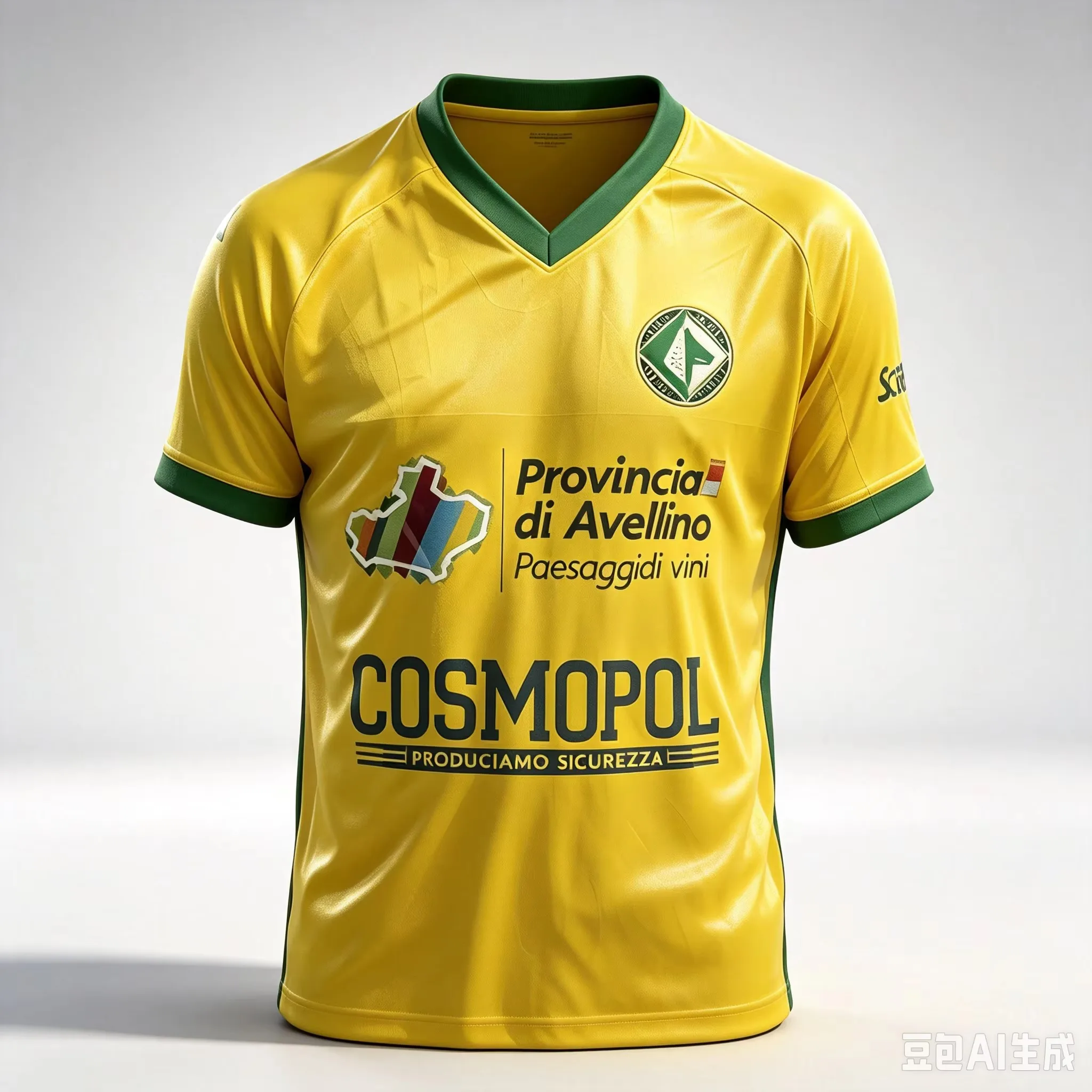 26-27 Men Italy Avellino Football Jersey Short Sleeve Adult Fan Version Match Training Sport Soccer Quick drying breathable