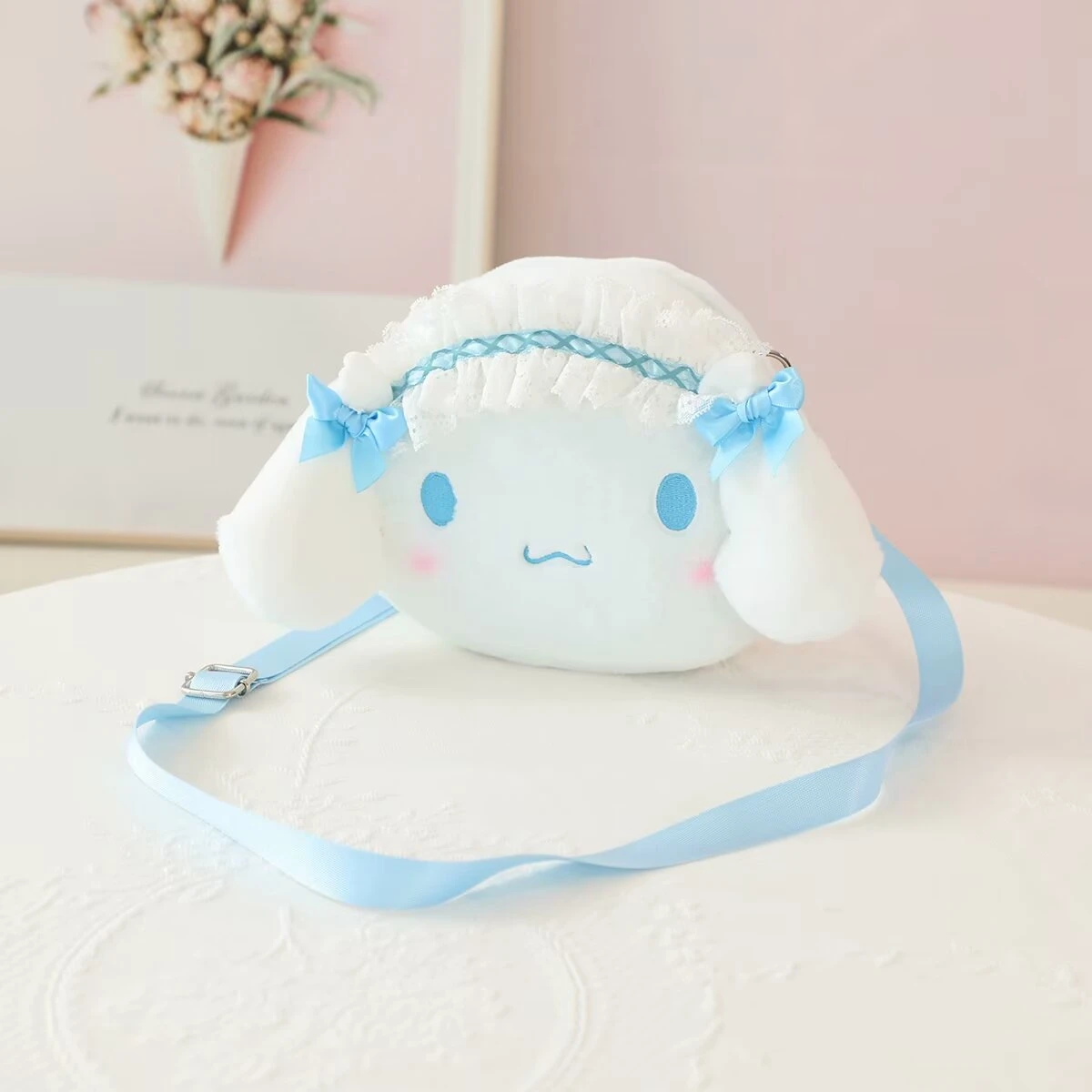 Sanurgente Cartoon Anime Hello Kitty My Melody Cosmetic Bag, Coin Purse, Cute Kuromi Cinnamoroll, Plush Bag, Gifts for Girl