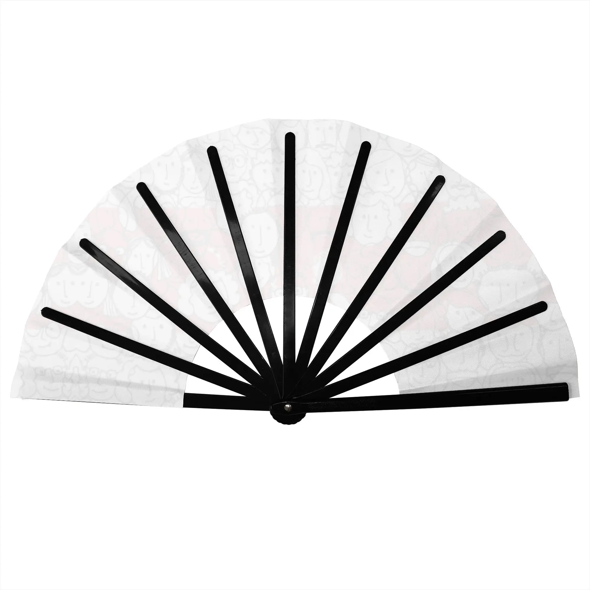 Belarus Freedom Folding Hand Fan Belarusian Patriotic Polyester Fabric Fan Cool Summer Accessory Decorative Fans