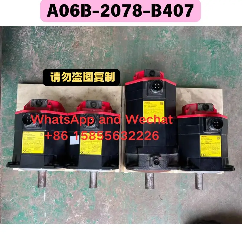Used OEM disassembled parts electrical machinery A06B-2078-B407 Functional test OK Quick delivery