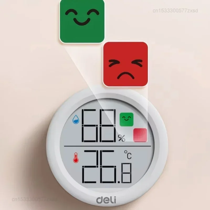 Mini Temperature Humidity Meter High-precision Electronic Thermometer Baby Baby Room Wall‑mounted Dry Wet Gauge for House Use