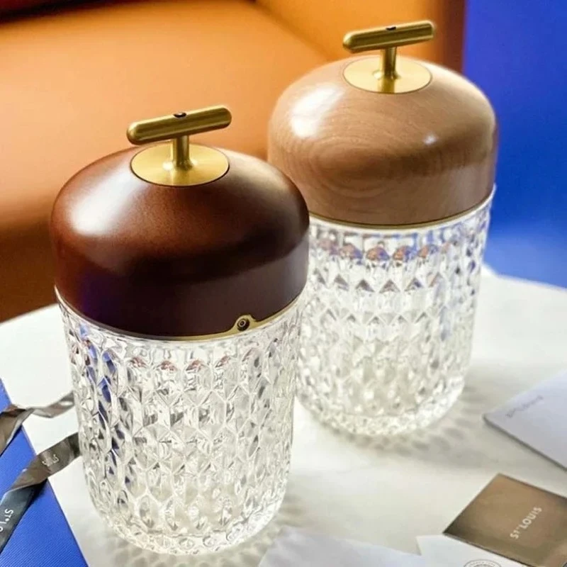 

Denmark Creative Diamond Crystal LED Table Lamp Living Room Bedroom Study Magnetic Absorption Charging Touch Control Desk Light